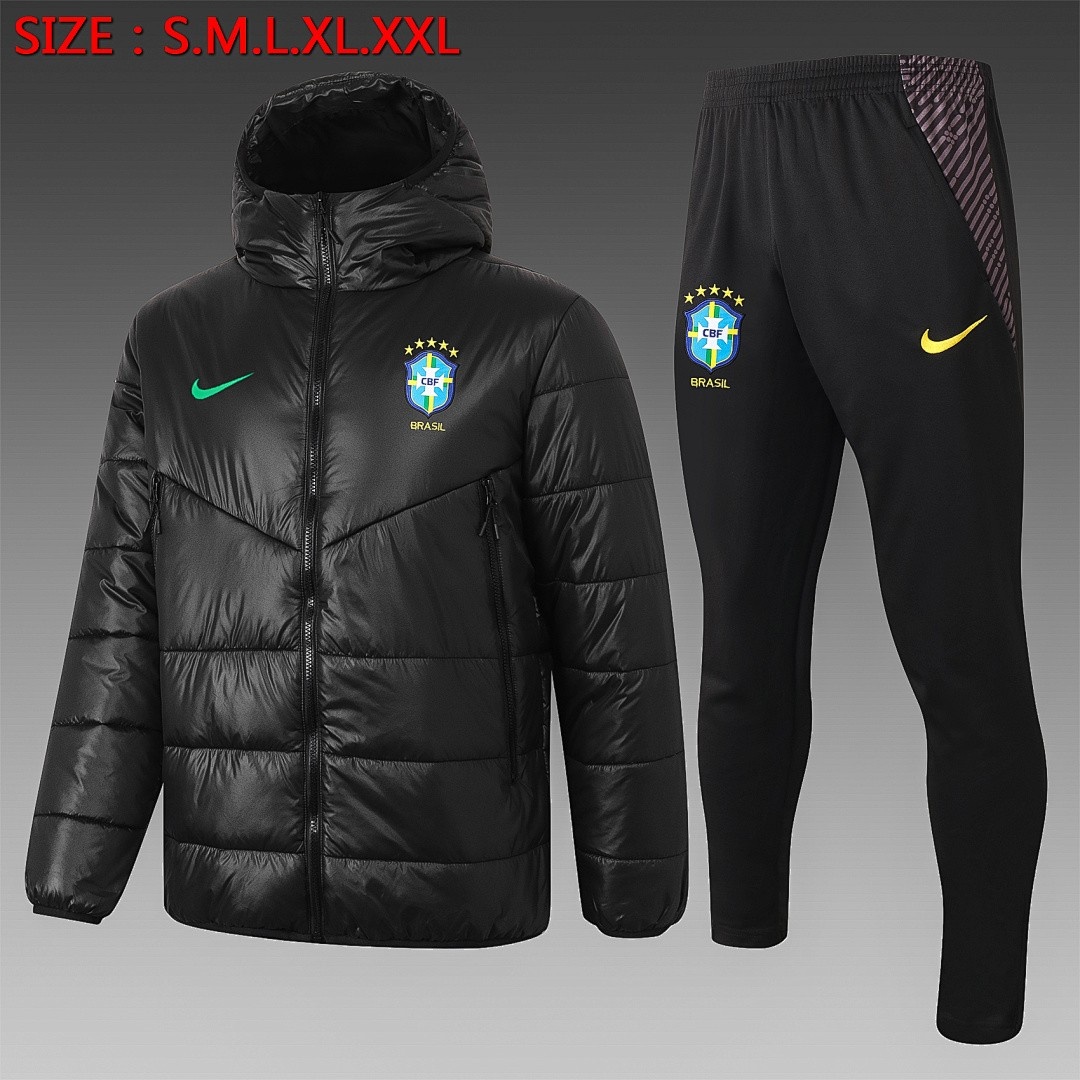 Brazil 2021 Black Cotton Jacket