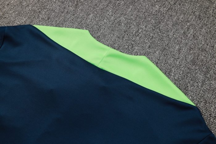 Brazil 24/25 Half Zip Jacket in Cyan - 图片 3