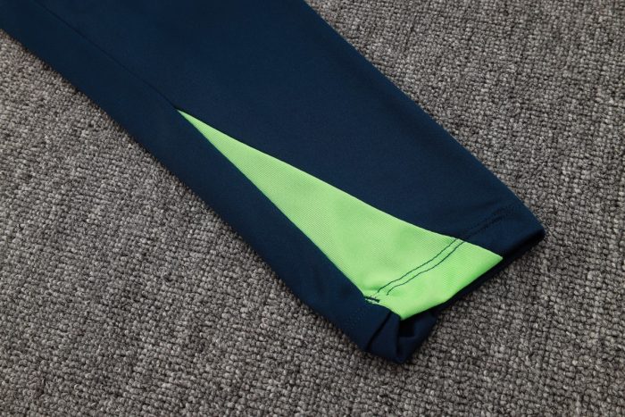 Brazil 24/25 Half Zip Jacket in Cyan - 图片 4