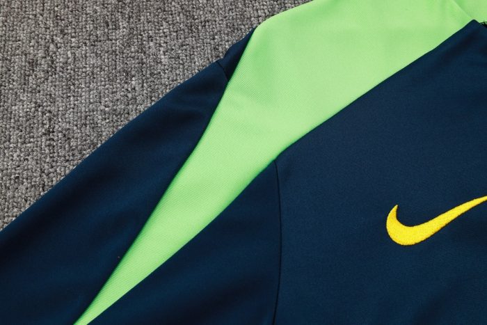 Brazil 24/25 Half Zip Jacket in Cyan - 图片 5
