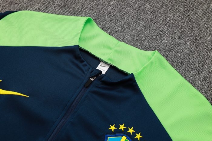 Brazil 24/25 Half Zip Jacket in Cyan - 图片 6