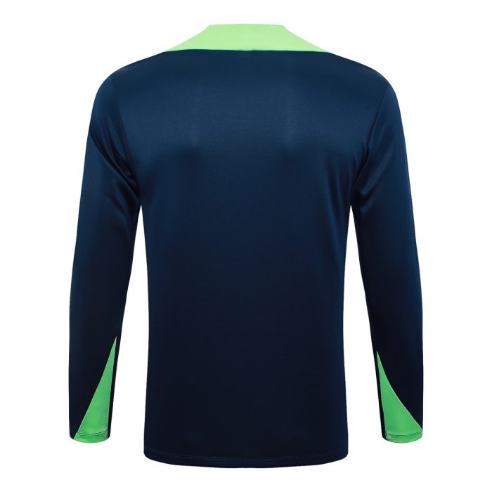 Brazil 24/25 Half Zip Jacket in Cyan - 图片 7
