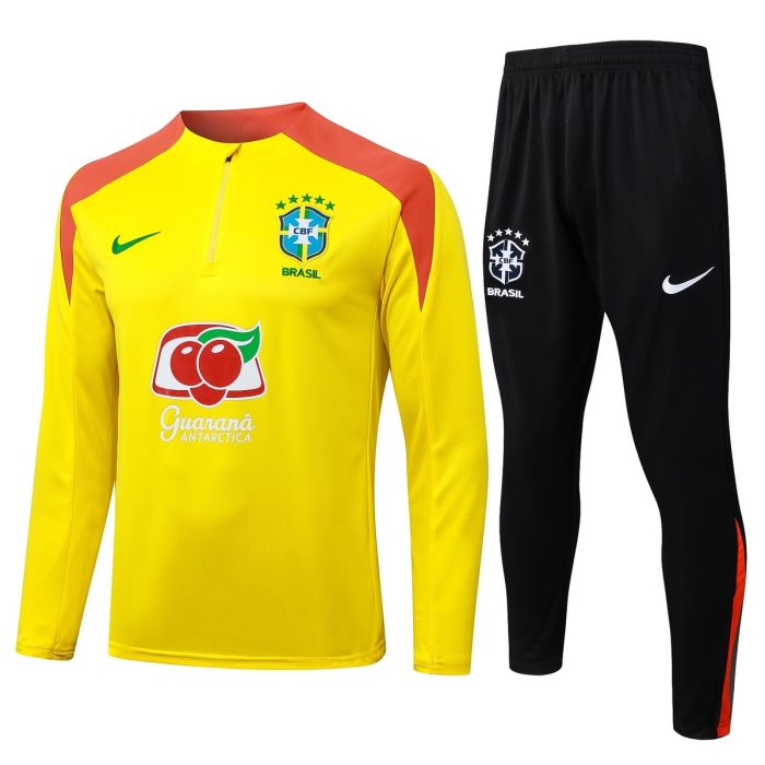 Brazil Yellow Half-Zip Jacket - 图片 8