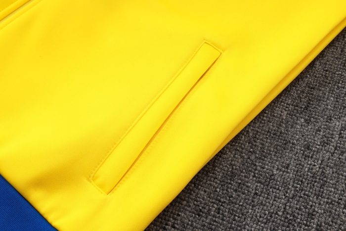 Brazil Yellow Long Zipper Jacket - 图片 4