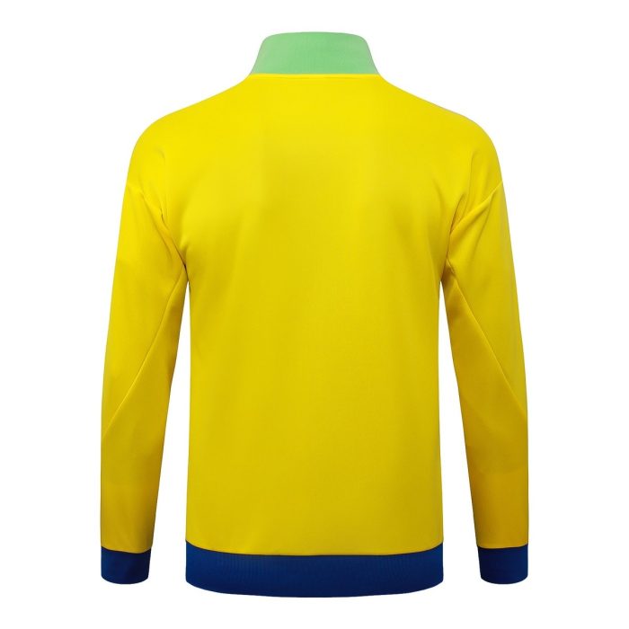 Brazil Yellow Long Zipper Jacket - 图片 7