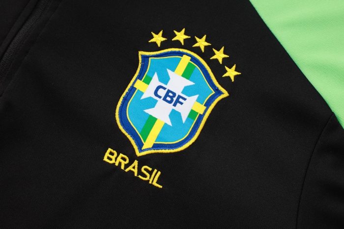Brazil 24/25 Half-Zip Jacket Black - 图片 6