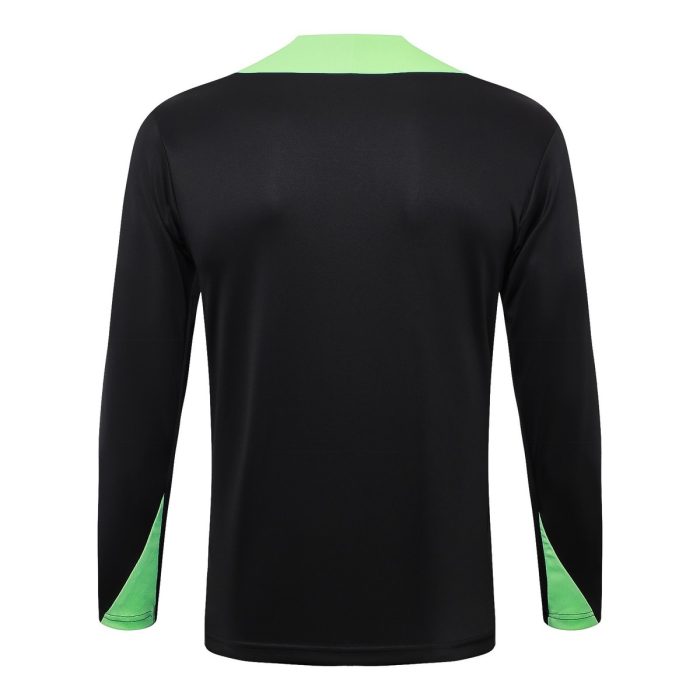 Brazil 24/25 Half-Zip Jacket Black - 图片 7