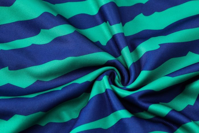 Brazil 22/23 Green Full Body Print Long Zipper Jacket - 图片 2