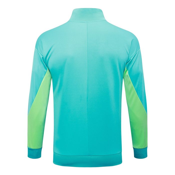 Brazil 24/25 Long Zip Jacket Lake Blue - 图片 7