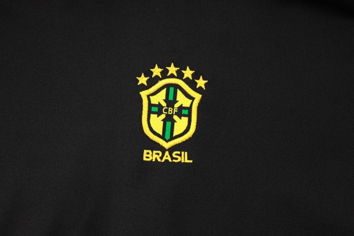 Brazil 24/25 Green Splatter Long Zip Jacket - 图片 3