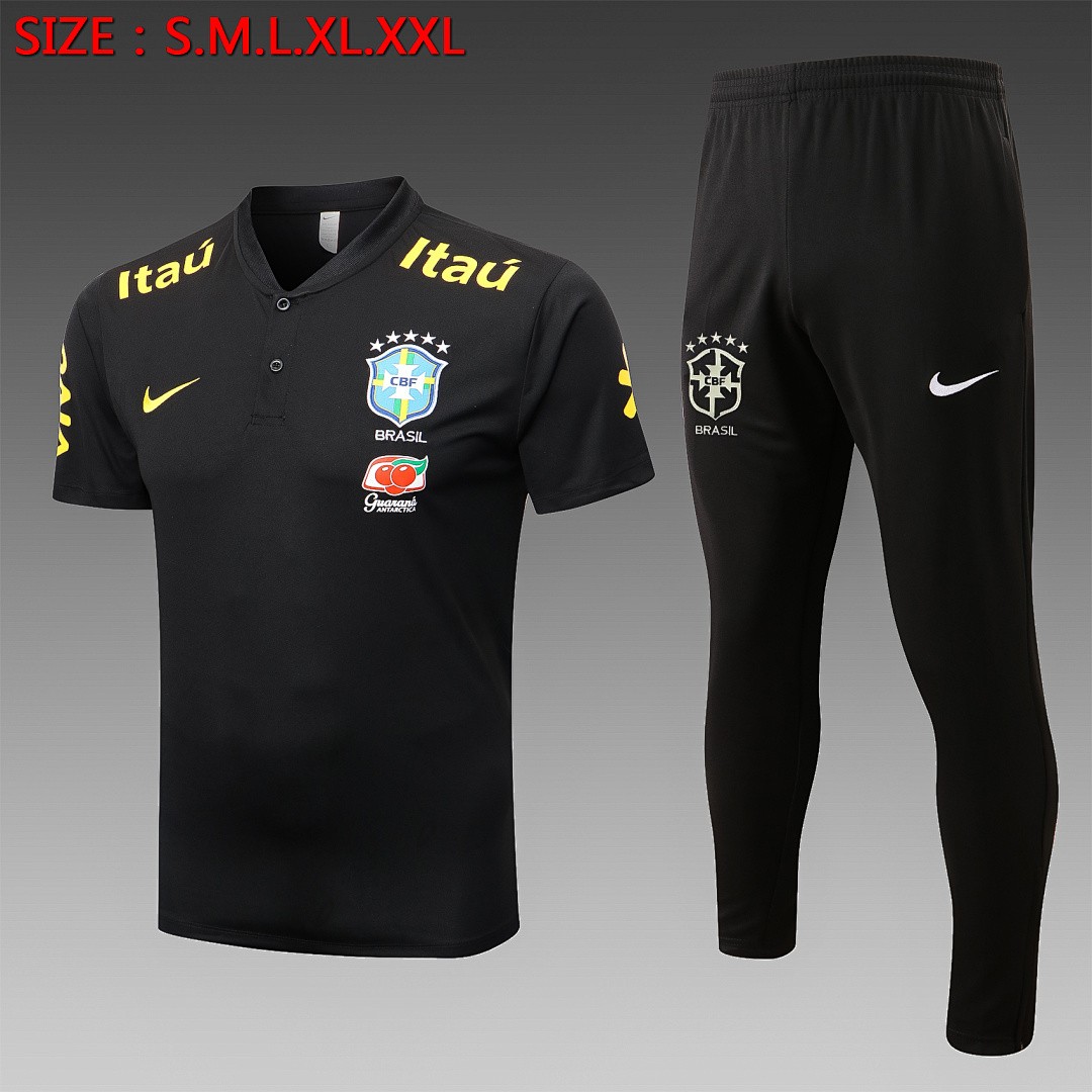 Brazil 22/23 Polo Black