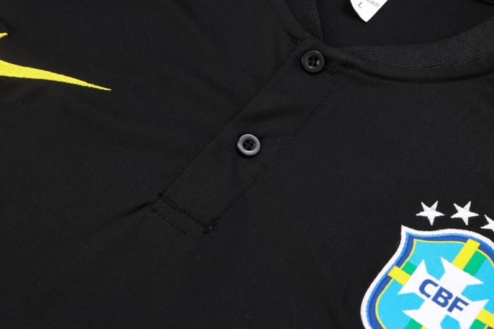 Brazil 22/23 Polo Black - 图片 5