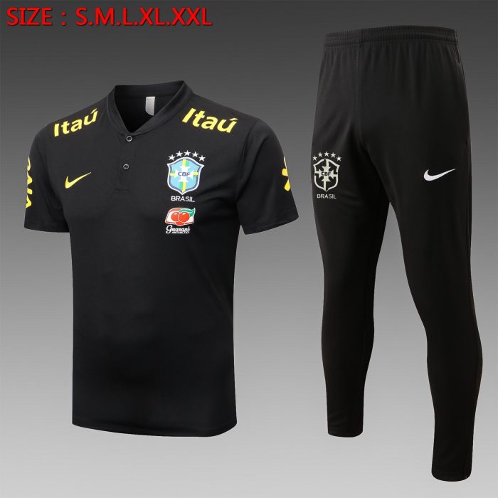 Brazil 22/23 Polo Black - 图片 8
