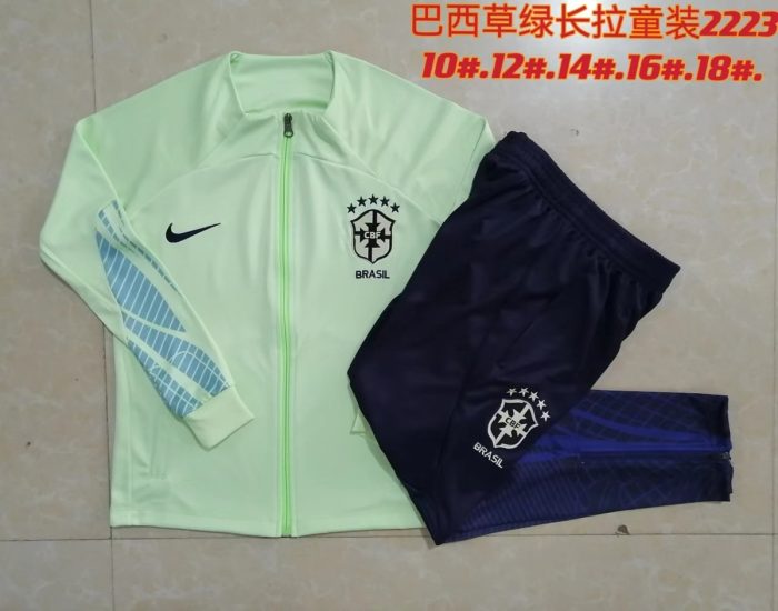 Brazil 22/23 Green Kids - 图片 3