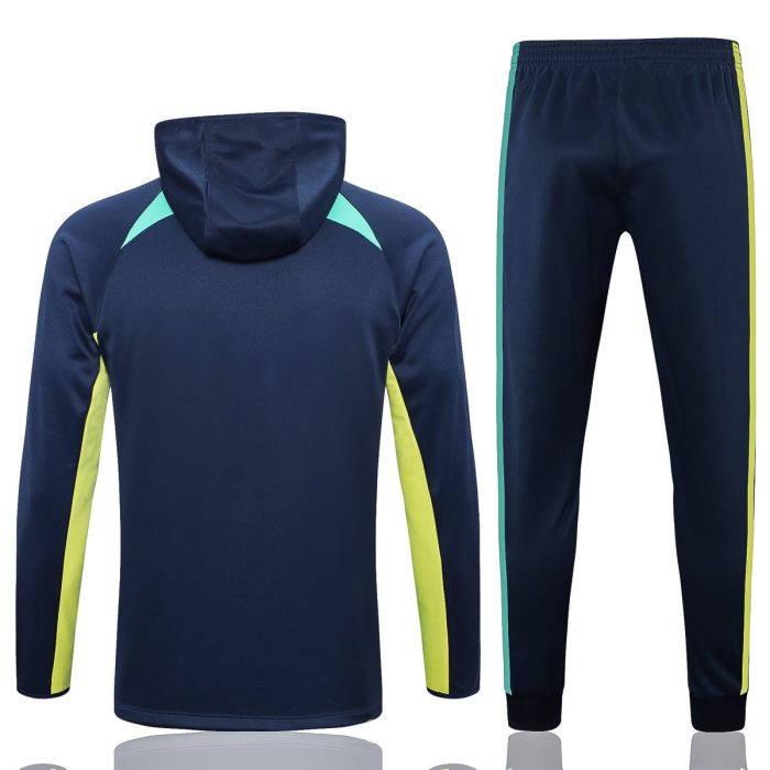Brazil 22/23 Long Zip Jacket Blue - 图片 6