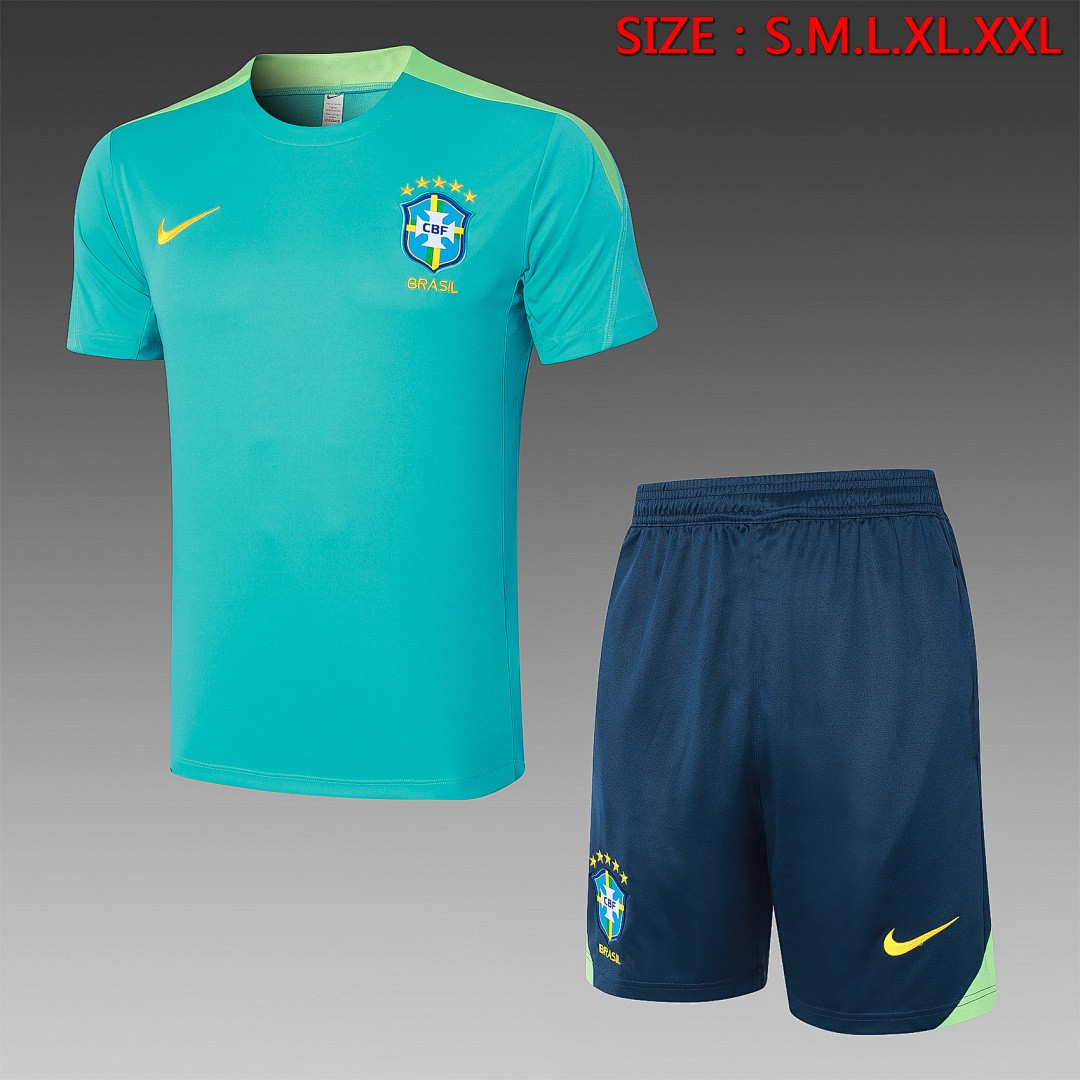 JER-8587_1 Brazil 24-25 Lake Blue Short Sleeve - 图片 1