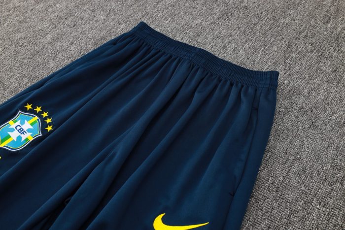 Brazil 24/25 Half-Zip Jacket Lake Blue - 图片 4