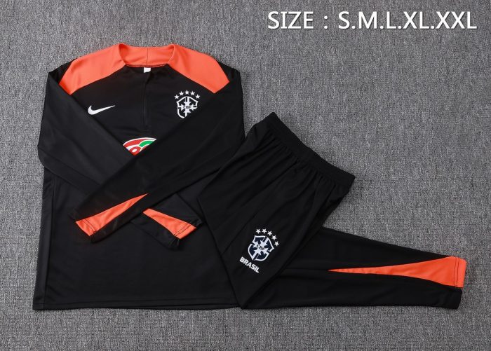 Brazil Black Half-Zip Jacket - 图片 2