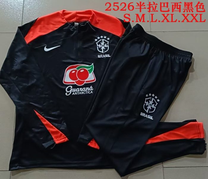 Brazil Black Half-Zip Jacket - 图片 9