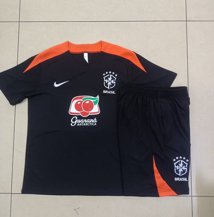 Brazil Black Short Sleeve T-Shirt - 图片 9