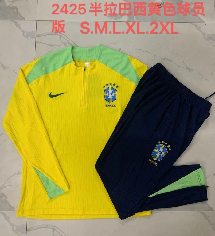 Brazil 24/25 Yellow Player Version - 图片 9