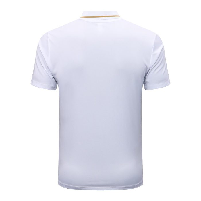 Brazil 2022-2023 White Polo Shirt (Original Badge) - 图片 7