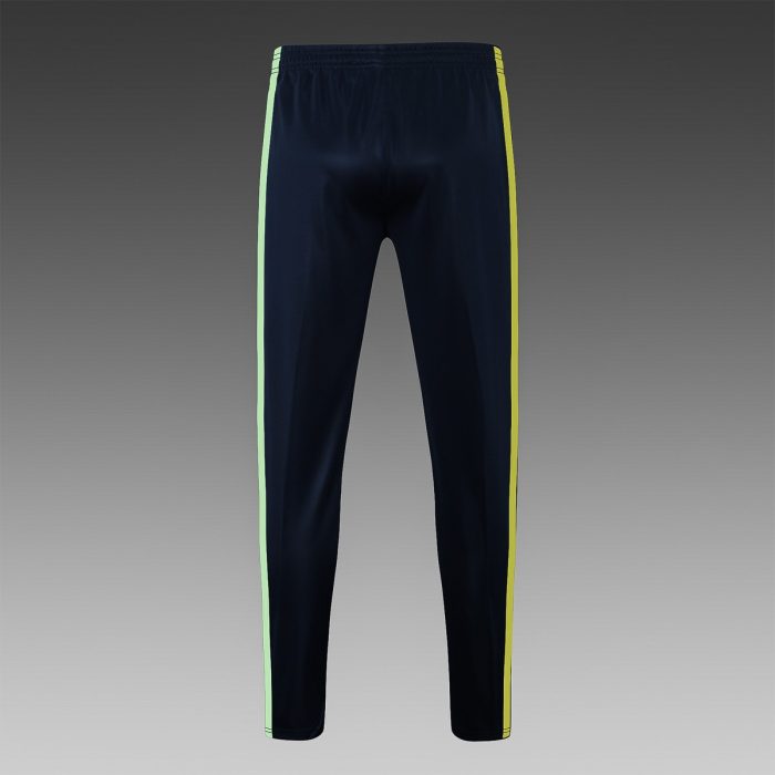 Brazil 22/23 Long Zip Jacket Navy Blue with Yellow Collar - 图片 7