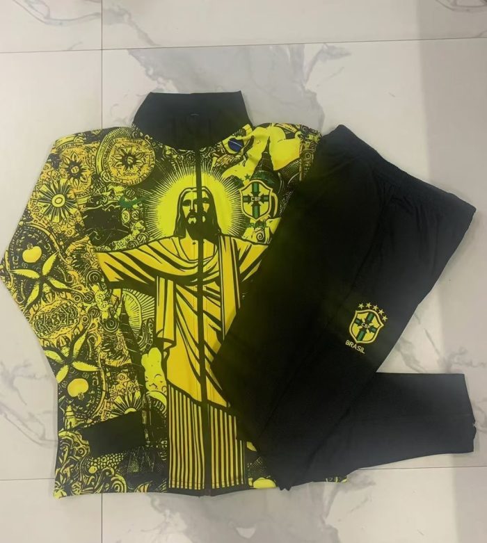 Brazil 24/25 Yellow Splatter Kids - 图片 4