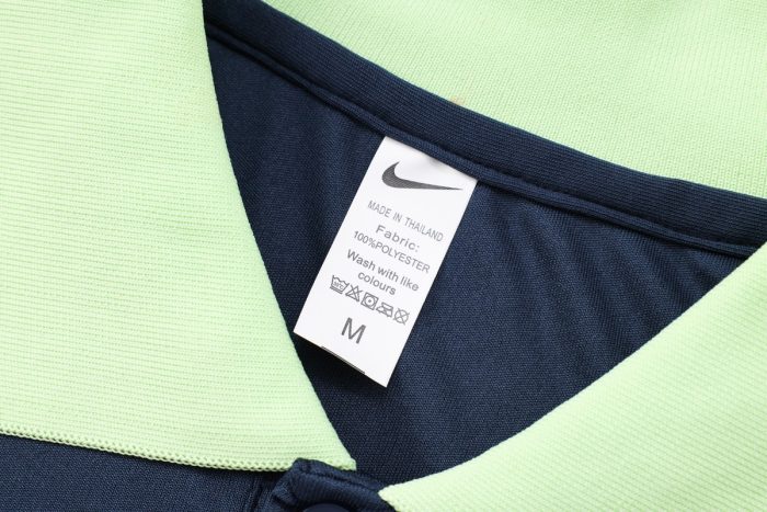 Brazil 23/24 Polo Blue (Green Collar) - 图片 6