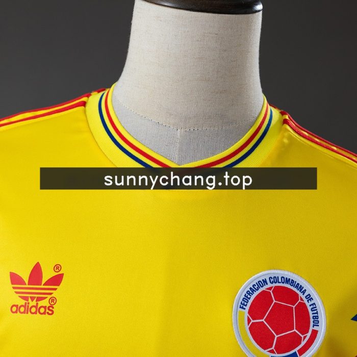 Colombia 1990 Retro Home Jersey - 图片 7