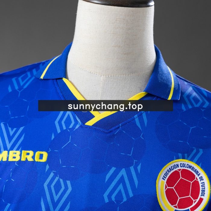 Colombia 1994 Away Long-sleeved Jersey - 图片 7