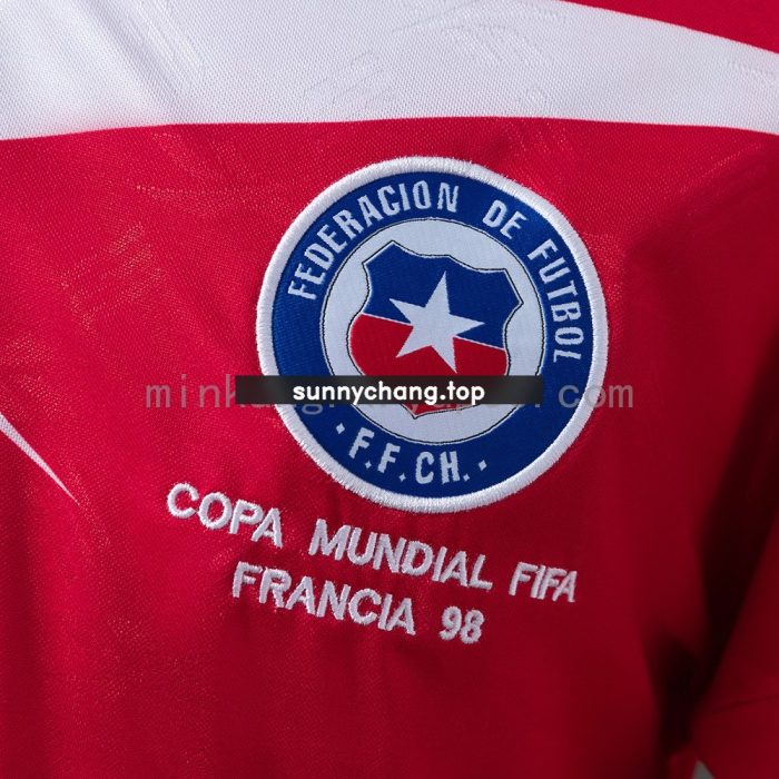 1998 Chile Home Retro Long Sleeve Jersey - 图片 5