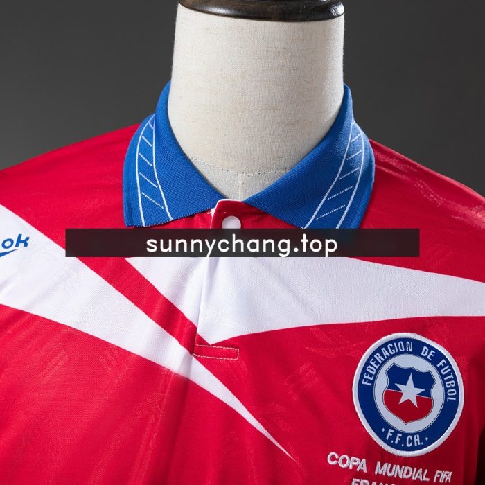 1998 Chile Home Retro Long Sleeve Jersey - 图片 6