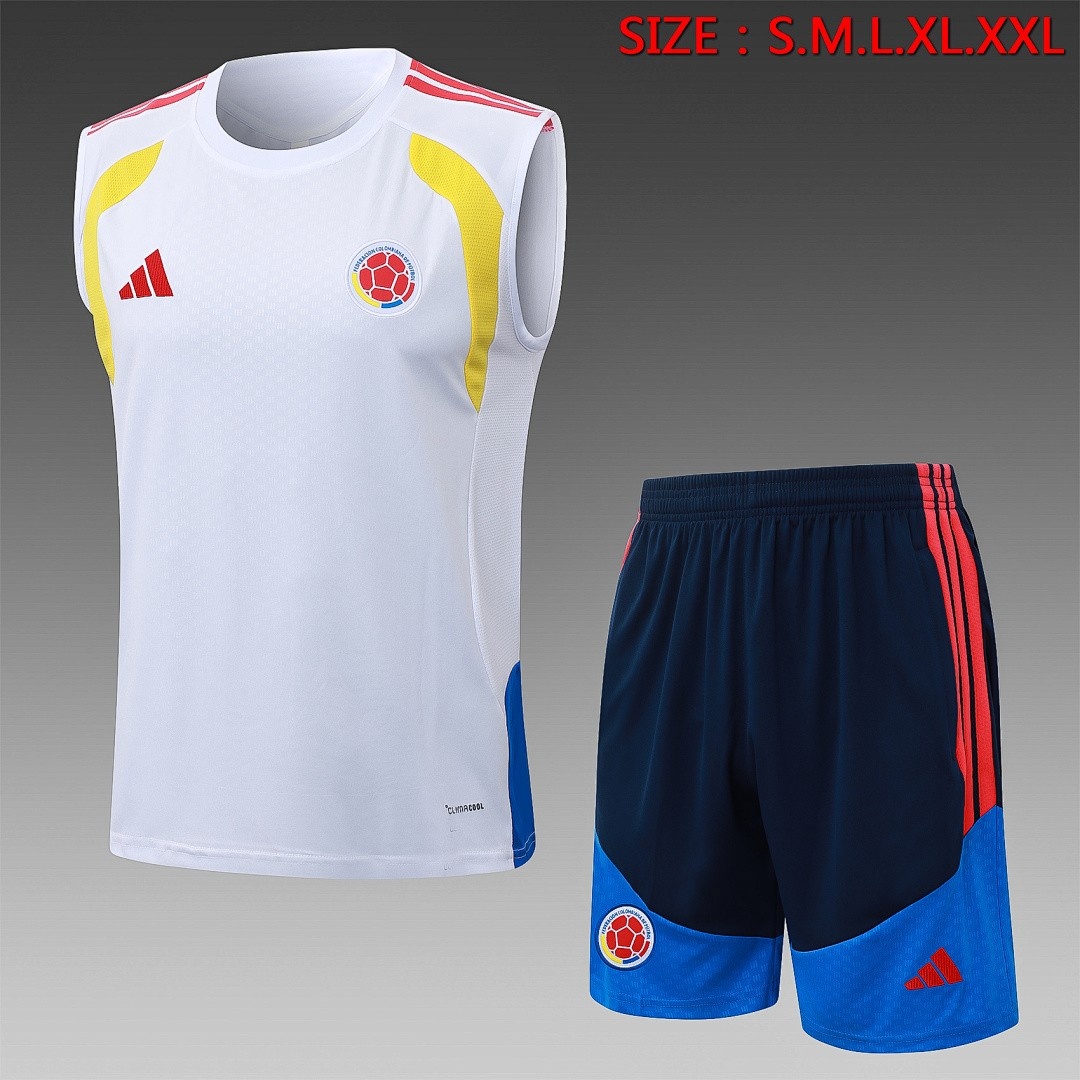 Colombia White Vest