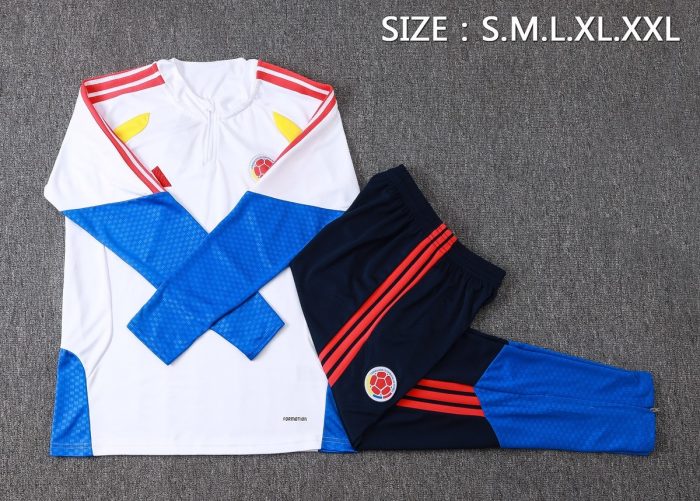 Colombia White Half-Zip Jacket - 图片 2