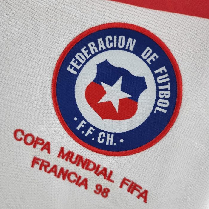 Chile 1998 Away Retro Long Sleeve Jersey - 图片 7