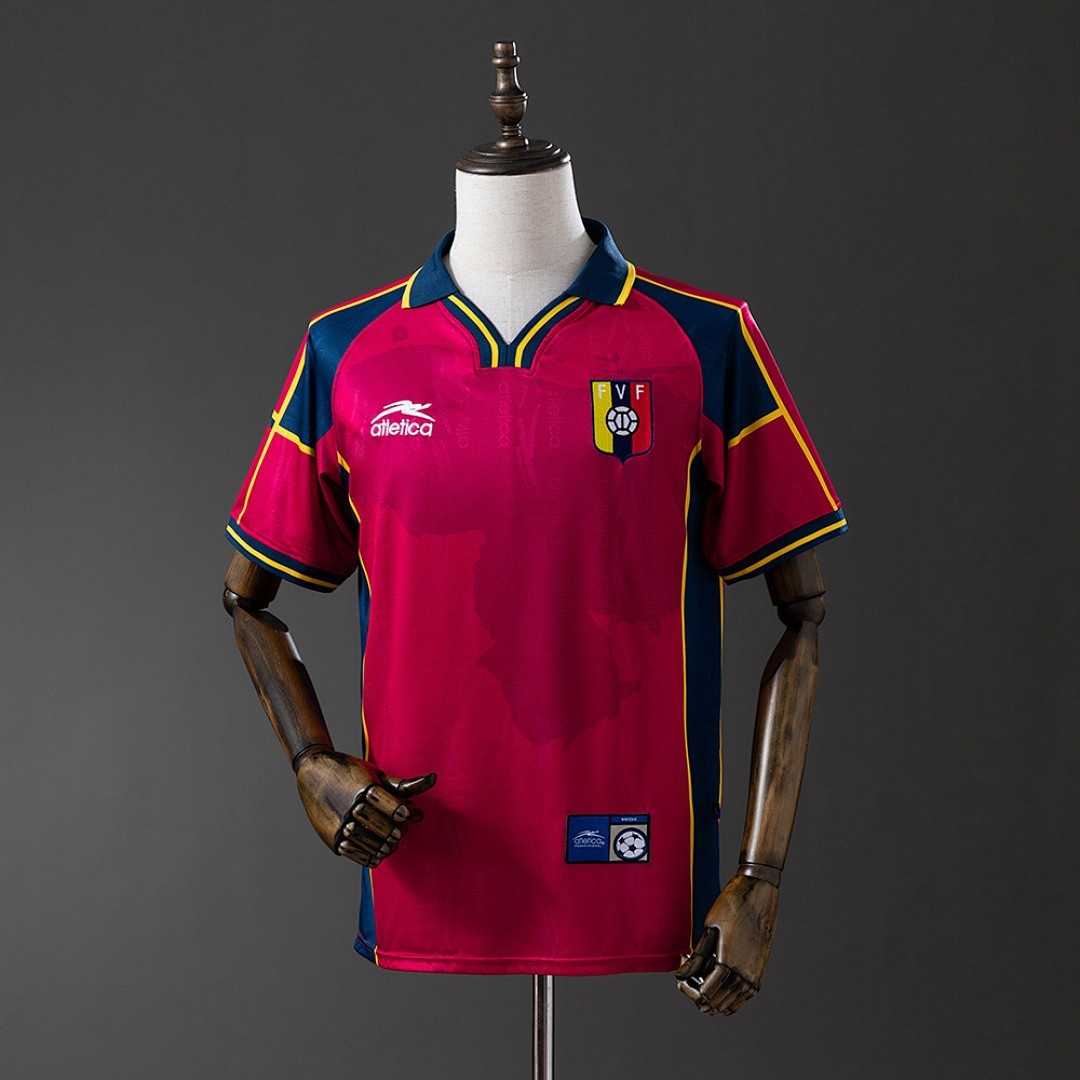 JER-8673_1 Venezuela 2000 Home Retro Jersey - 图片 1