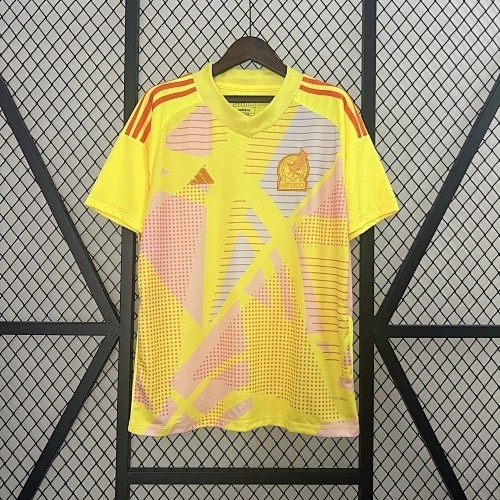 2024 Mexico Goalkeeper Jersey Yellow