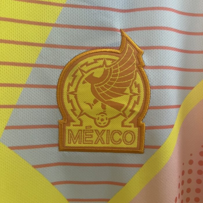 2024 Mexico Goalkeeper Jersey Yellow - 图片 6