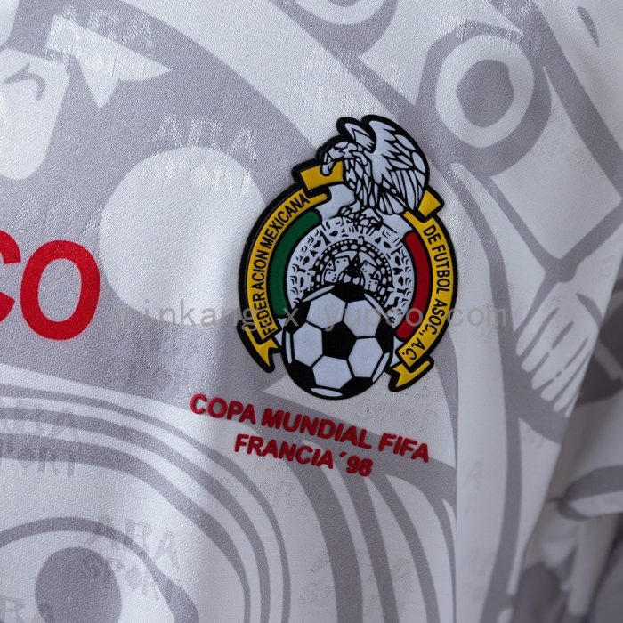 Mexico 1998 Away Retro Jersey - 图片 4