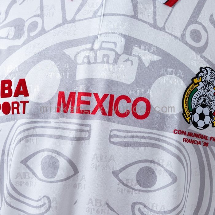 Mexico 1998 Away Retro Jersey - 图片 5