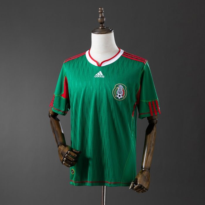 Mexico 2010 Home Retro Jersey - 图片 8