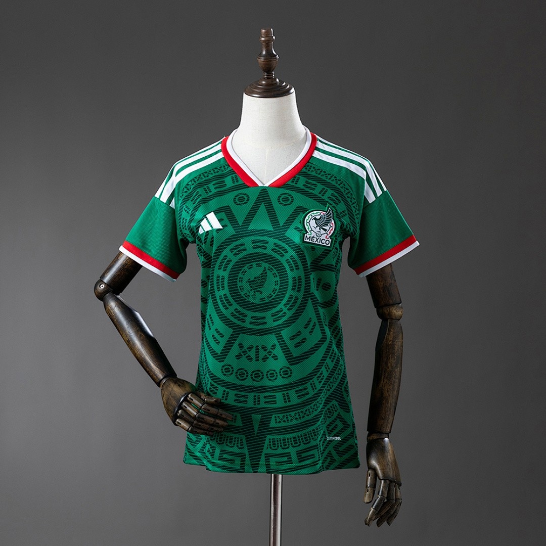 JER-8738_1 Mexico 2026 Home Women Jersey - 图片 1