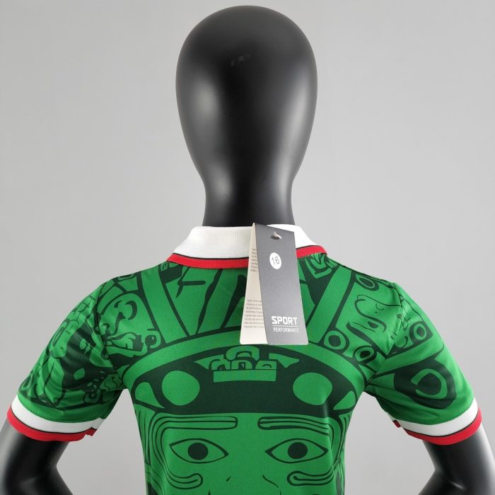1998 Mexico Home Retro Kids Kit - 图片 3