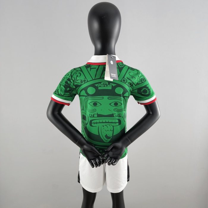 1998 Mexico Home Retro Kids Kit - 图片 4