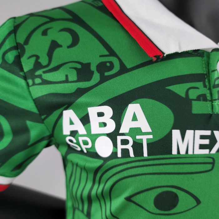 1998 Mexico Home Retro Kids Kit - 图片 7