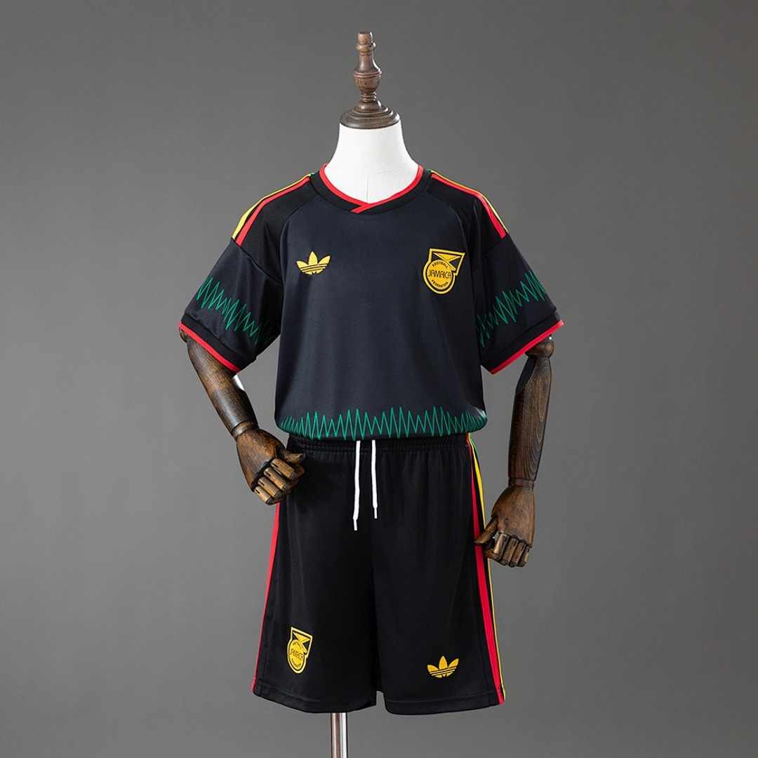 JER-8752_1 Jamaica 2026 Bob Marley Away Kids Jersey - 图片 1