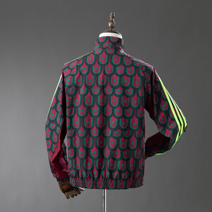 Mexico Reversible Jacket Windbreaker - Red & Sky Blue - 图片 9
