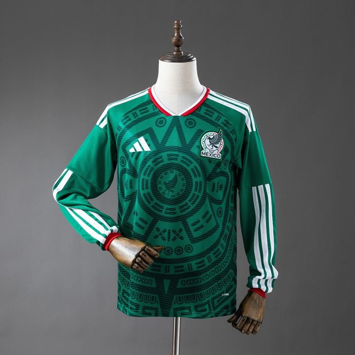 Mexico 2026 Home Long-Sleeve Jersey - 图片 3