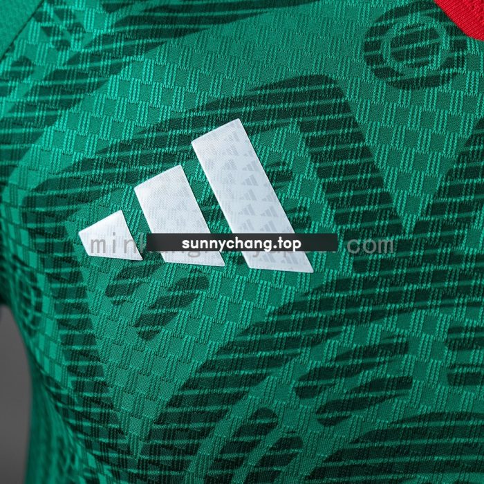 Mexico 2026 Home Long-Sleeve Player Version Jersey - 图片 7